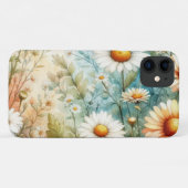 デイジー水色スタイル白のため彼女の電話 Case-Mate iPhoneケース (裏面(横))