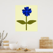 デイジー海ブループリント ポスター (キッチン)