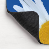 デイジー海ブルーホワイトスクリプト マウスパッド (コーナー)