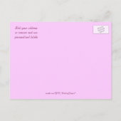 "デイジー熱狂する" (1) - Bridal Shower Invitation インビテーションポストカード (裏面)