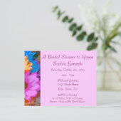 "デイジー熱狂する" (1) - Bridal Shower Invitation インビテーションポストカード (スタンド正面)