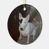 デイジー犬のクリスマスのオーナメント セラミックオーナメント (左)
