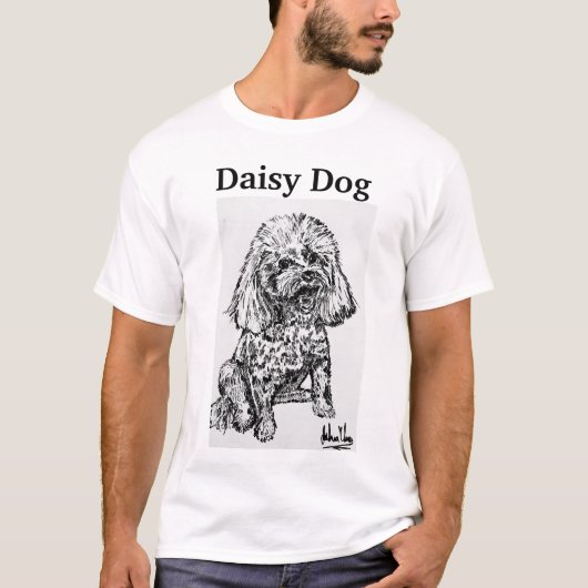 デイジー犬のワイシャツ Tシャツ (正面)