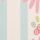 デイジー猫顔ブルーストライプの壁紙 壁紙 (縫い目)