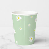 デイジー男女兼用1st誕生日パーティーボホグリーン 紙コップ (右)