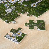 デイジー畑アラスカン野花 ジグソーパズル (側面)