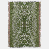 デイジー畑アラスカン野花 スローブランケット (正面縦)