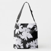 デイジー白黒フローラモンタージュ クロスボディバッグ (裏面)