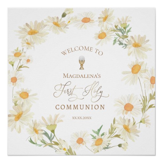 デイジー第一聖体拝領 ポスター (正面)