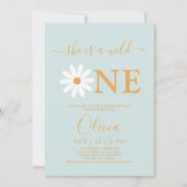 デイジー第1の誕生日招待状 招待状 (正面)