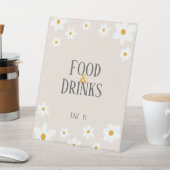 デイジー第1回バースデーフード&ドリンクサイン 台座サイン (インサイチュ)