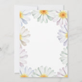 デイジー第1回第2回第3回第4回第5回花誕生日 招待状 (裏面)