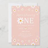 デイジー第1期ピンク 招待状 (正面)