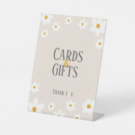 デイジー第1誕生日カード&ギフトサイン 台座サイン