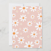 デイジー第1誕生日招待状デイジー第1招待状 招待状 (裏面)