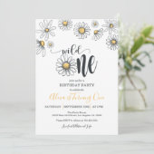 デイジー第1誕生日招待状 – ワイルドワン – WH 招待状 (スタンド正面)