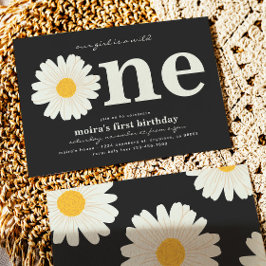 デイジー第1誕生日招待状 招待状