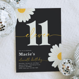 デイジー第11誕生日招待状 招待状