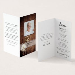 デイジー素朴とウマのビット葬祭記念祈りの言葉 名刺