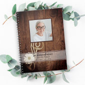 デイジー素朴ウズビット葬儀記念ゲストブック ノートブック