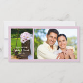 デイジー素朴カウボーイブーツウェディング日付を保存 セーブザデート (正面)