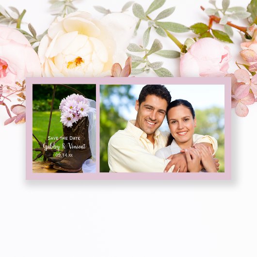 デイジー素朴カウボーイブーツウェディング日付を保存 セーブザデート