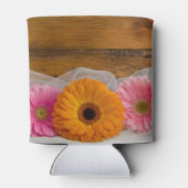 デイジー素朴トリオカントリーバーン結婚式の引き出物 缶クーラー (裏面)