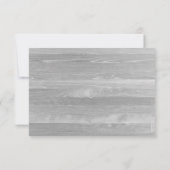 デイジー素朴バーラップバームウッドウェディングRSVPデイジー2 出欠カード (裏面)