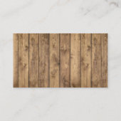 デイジー素朴赤ちゃんシャワーブックラッフルチケット エンクロージャーカード (裏面)