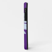 デイジー紫ホワイトスクリプトケースメイトiPhoneケース Case-Mate iPhoneケース (裏面/左)