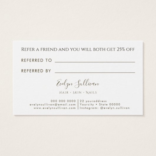 デイジー紹介カード (裏面)