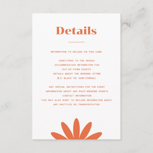 デイジー結婚のエンクロージャカード エンクロージャーカード (正面)