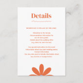 デイジー結婚のエンクロージャカード エンクロージャーカード (正面)