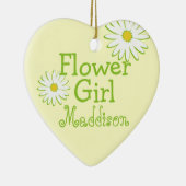 デイジー結婚のフラワーガール セラミックオーナメント (右)
