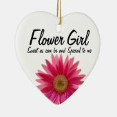 デイジー結婚のフラワーガール セラミックオーナメント (右)