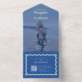 デイジー結婚の全てを一つの招待状 オールインワン招待状