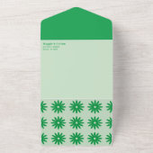 デイジー結婚の全てを一つの招待状 オールインワン招待状 (外側)