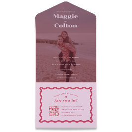 デイジー結婚の全てを一つの招待状 オールインワン招待状