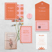 デイジー結婚の全てを一つの招待状 オールインワン招待状