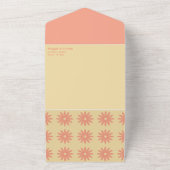 デイジー結婚の全てを一つの招待状 オールインワン招待状 (外側)