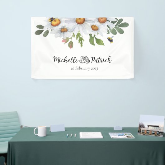 デイジー結婚の旗 横断幕 (トレードショー)