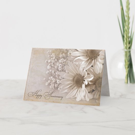 デイジー結婚の花束 カード (正面)