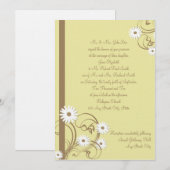 デイジー結婚の 招待状 (正面/裏面)