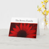 デイジー結婚ノテカードテンプレート カード (黄色い花)