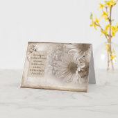 デイジー結婚ブーケ記念日 カード (黄色い花)