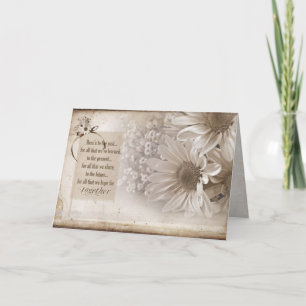 デイジー結婚ブーケ記念日 カード