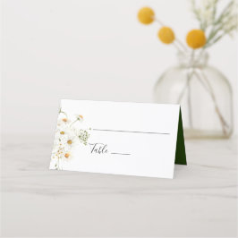 デイジー結婚ワイルドフラワー座席表 プレイスカード