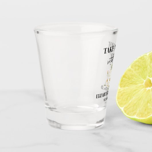 デイジー結婚式の引き出物撮影フローラ ショットグラス (左)