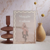 デイジー結婚式の日付の保存 箔招待状