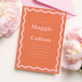 デイジー結婚式招待状 招待状